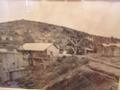 Old picture of the mining town of La Noria