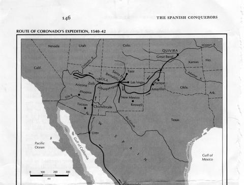 Ruta de Coronado 1540-42