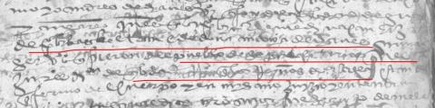 Andres de Chavez - Cabeza del testamento